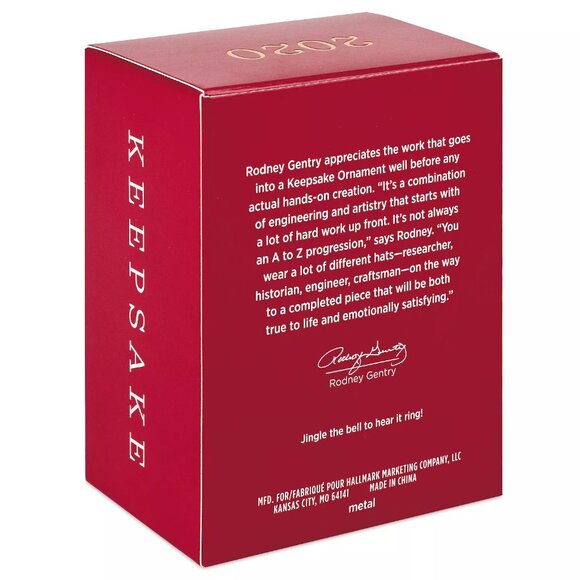 New! Polar Express Santa's Sleigh Bell 2020 Hallmark Keepsake Christmas Ornament - Picture 2 of 5